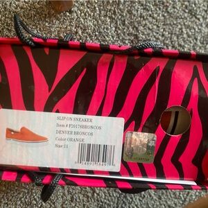NFL Denver Broncos Slip on Suede Women’s size 11